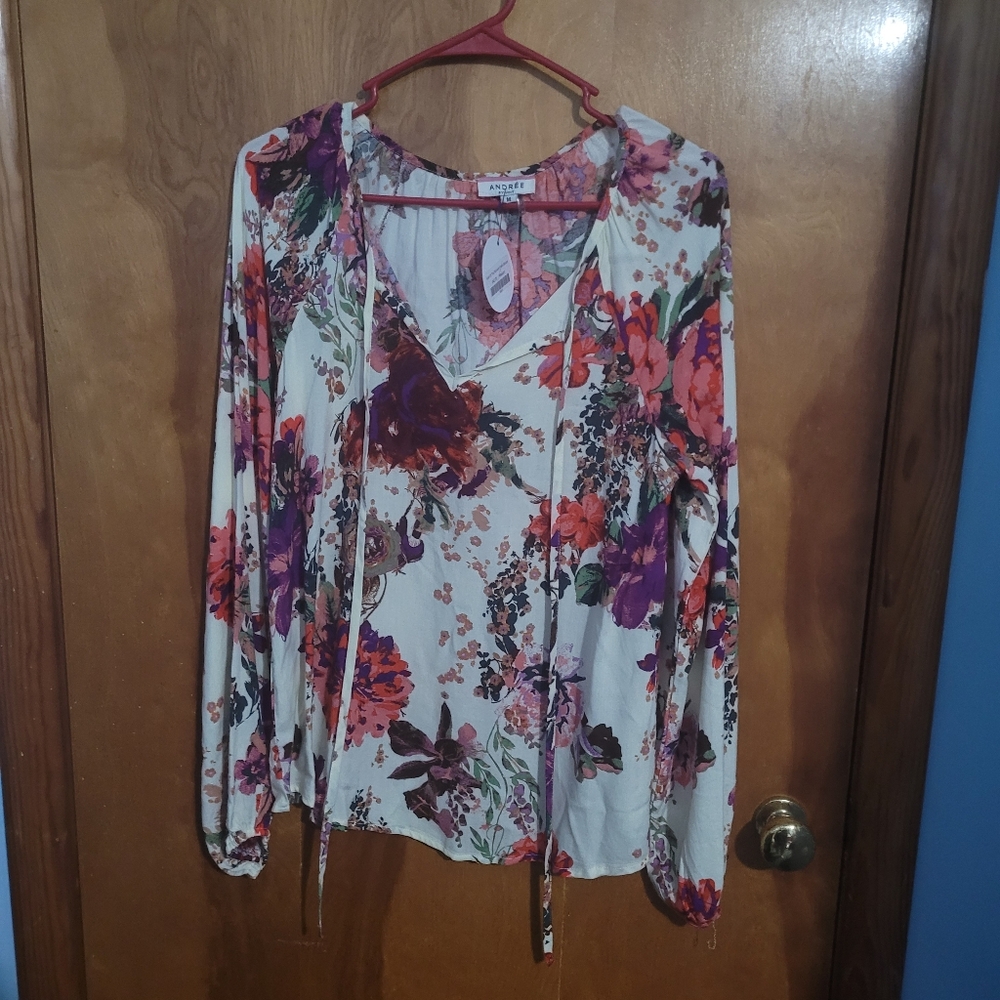 ANDREE BY UNIT Multicolor Floral Blouse